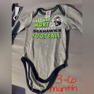 3 Seattle Seahawks Onesies